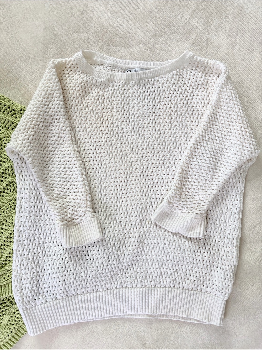 👗 BUNDLE of 2 Open-Knit Sweaters Size XS/S - Picture 3 of 3